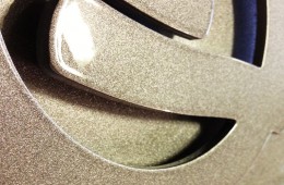 Custom CNC laser cut chrome finish